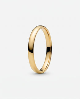 Aliança Abaulada em Ouro 3mm
