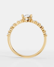 Anel de Noivado Darling em Ouro 18K e Diamantes de Laboratório 0,5ct