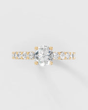 Anel de Noivado Darling em Ouro 18K e Diamantes de Laboratório 0,5ct