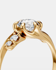 Anel de Noivado Eternity em Ouro 18K e Diamantes de Laboratório 0,5ct
