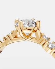 Anel de Noivado Star em Ouro 18K com Diamante de Laboratório 0,5ct