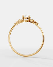 Anel de Noivado Chérie em Ouro 18K e Diamante de Laboratório 1ct