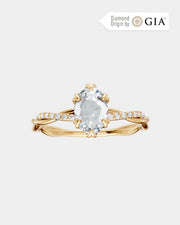Anel de Noivado Lili Cravejado em Ouro 18K com Diamante Natural 1 ct GIA