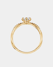 Anel de Noivado Lili Cravejado em Ouro 18K com Diamante Natural 1 ct GIA